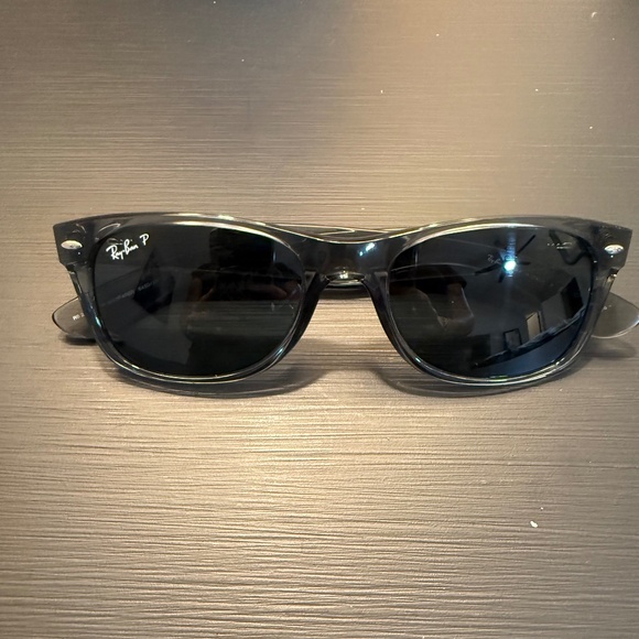 Ray-Ban RB2132 New Wayfarer Square Sunglasses - Grey - Picture 1 of 5